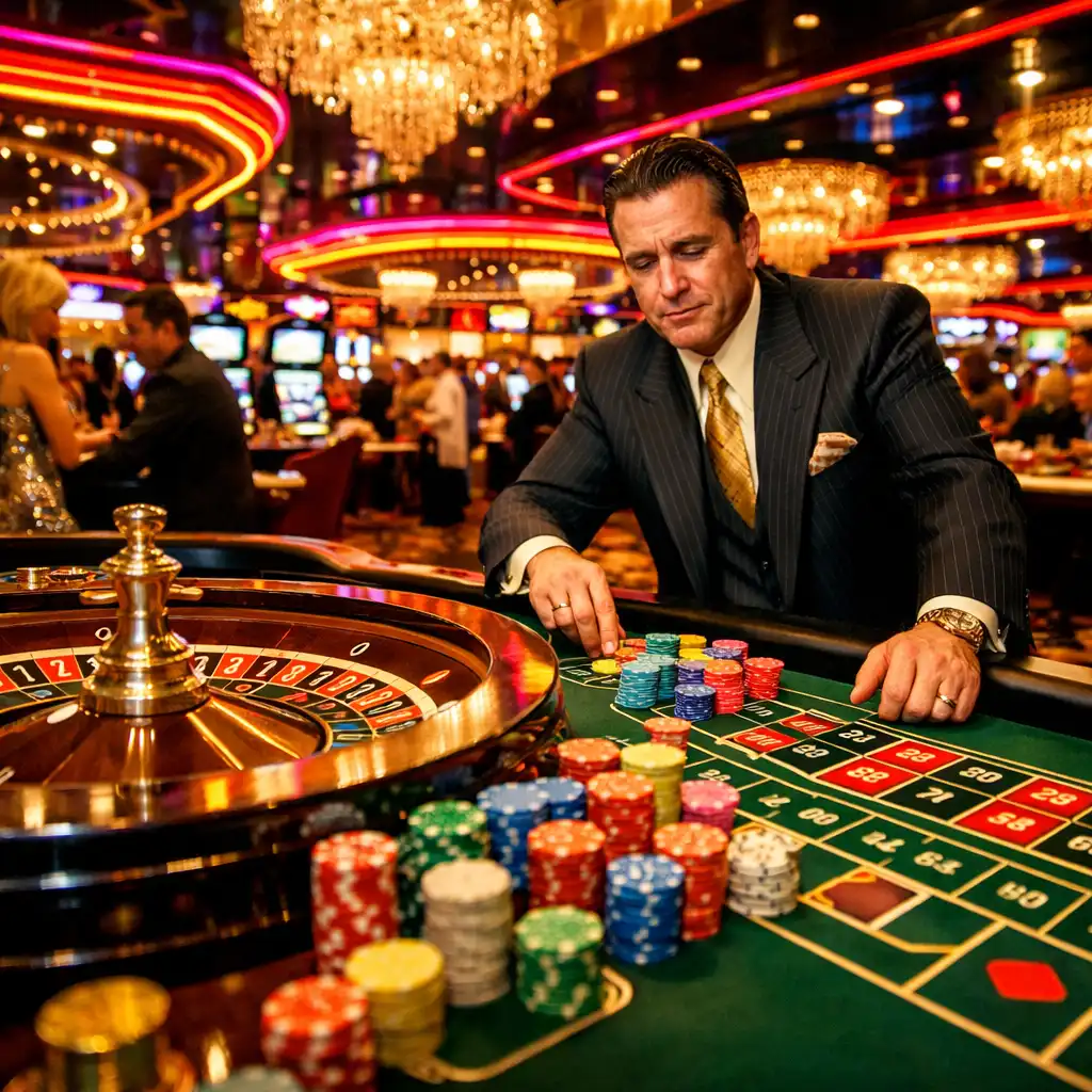 Casino – luksusowe kasyno w Las Vegas ze stołem do ruletki